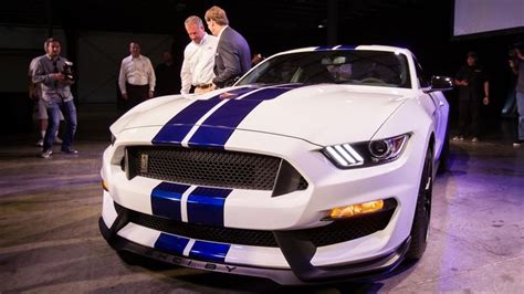 2016 Ford Mustang Shelby Gt350 Live Unveiling Mustang Shelby Ford