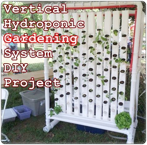 Return to pictures of pvc projects. Vertical Hydroponic Gardening System DIY Project ...