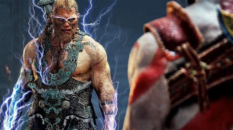 God Of War 4 Magni Modi And Thor All Cutscenes Boss Battle 4k