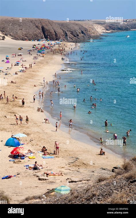 Playa Mujeres Beach Papagayo Playa Blanca Lanzarote Stock Photo Alamy