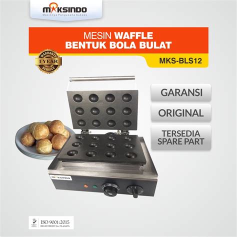 Jual Mesin Waffle Bentuk Bola Bulat Mks Bls Shopee Indonesia