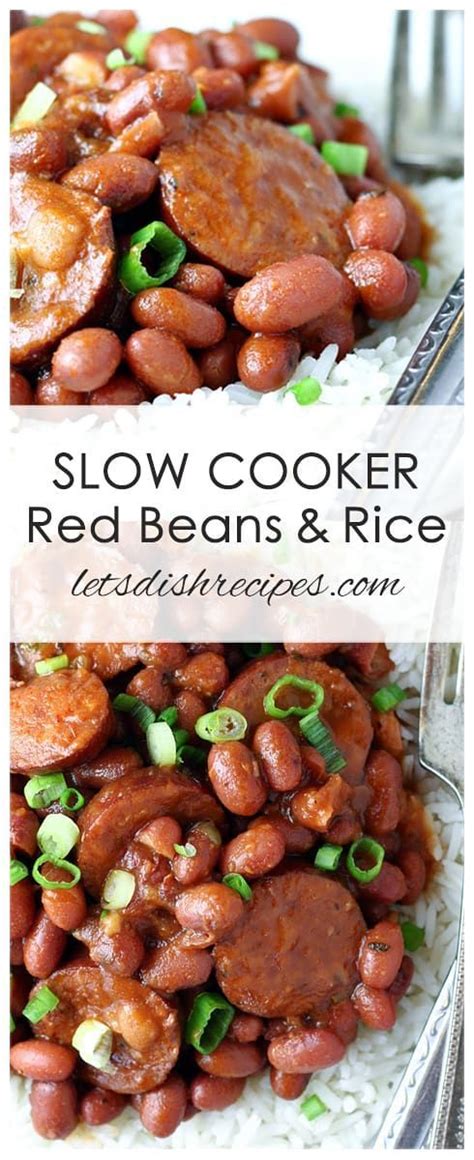 Slow Cooker Red Beans And Rice Recipe Red Beans And Andouille Sausage
