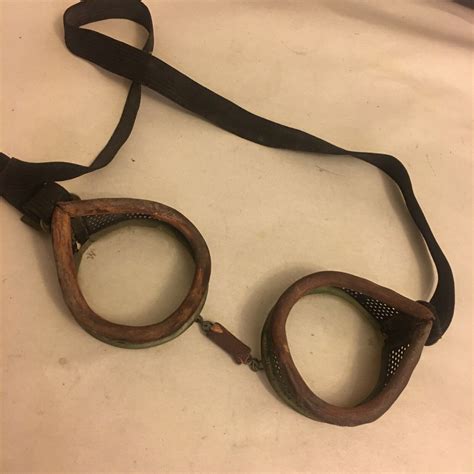 Vintage Willson Safety Glasses Aviator Goggles Sungla Gem