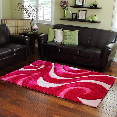 Cool Pink Swirl Rug For Living Room A Cool California Rental Is