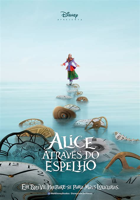 Disney revela posters de Alice Através do Espelho filme estreia em