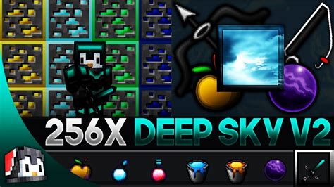 Deep Sky V2 Revamp 256x Mcpe Pvp Texture Pack Youtube