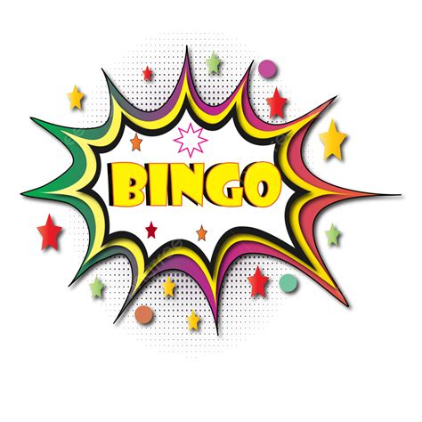 Redacción De Bingo En Bocadillo De Diálogo Cómico Sobre Fondo De Ráfaga Png Bingo Bolas De