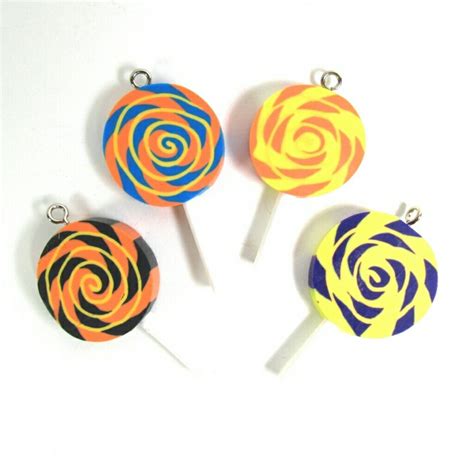 Lollipop Rubber Charms Candy Rubber Charms By Warehouse1711