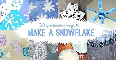 30 Easy Snowflake Crafts For Kids To Make Hands On As We Grow