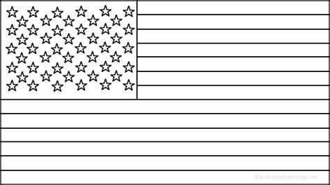 Desenho Da Bandeira Dos Estados Unidos Para Colorir Tudodesenhos