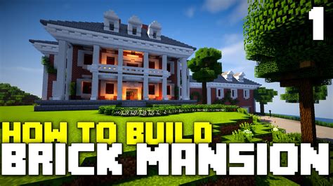 Minecraft Xbox One How To Build Brick Mansion Part 1 Youtube