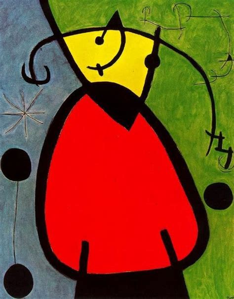 El Nacimiento Del Día Oil By Joan Miro 1893 1983 Spain Joan Miro