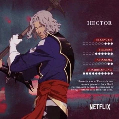 Castlevania Season 2 Hectors Stats Netflix Anime Hector Animation