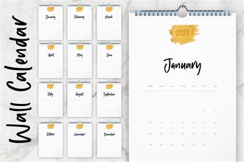Most Popular Indesign Calendar Templates For