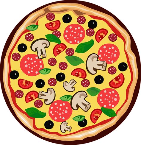 Download Pizza Food Clipart Royalty Free Vector Graphic Pixabay