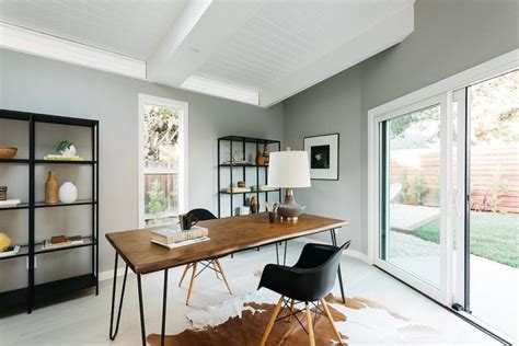 25 Trendy Gray Home Offices Combining Sophistication With Organization