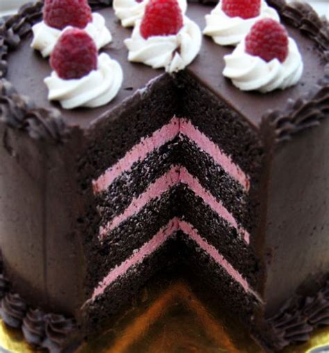 The taste of a homemade sponge cake is totally different from anything else bought in a shop and it is not … Double Chocolate Cake With Raspberry Filling Recipes — Dishmaps | Raspberry cake recipes ...
