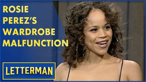 Rosie Perez S Wardrobe Malfunction Letterman Fap Tribute Videos