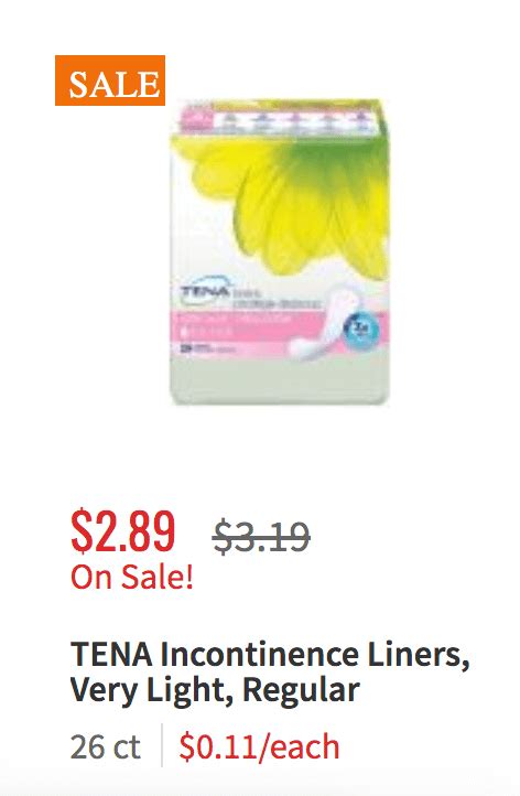 Shoprite Shoppers Free Tena Serenity Liners Living Rich With Coupons