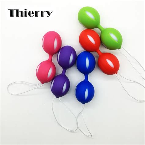 Thierry Female Smart Duotone Ben Wa Ball Weighted Female Kegel Vaginal Tight Exercise Training