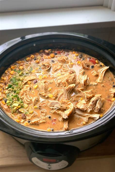 Crockpot Chicken Tortilla Soup Mighty Mrs Super Easy Recipes