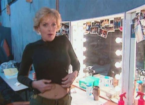 I Didn`t Know She Had A Belly Button Piercing D Amanda Tapping Stargate Franchise Stargate