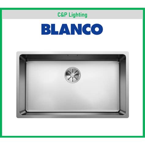 Blanco Andano 700 U 70cm Single Bowl Undermount Stainless Steel Kitchen