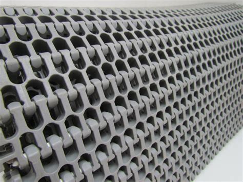 Intralox Radius Flush Grid Plastic Conveyor Belt 17 78x8 9 Length Grey