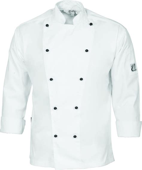 Dnc Unisex Traditional Chef Jacket Long Sleeve D1102 Newcastle Workwear Specialists