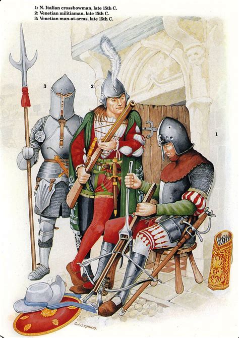 Italian Soldiers Late 15th Century Armadura Medieval Medieval Knight