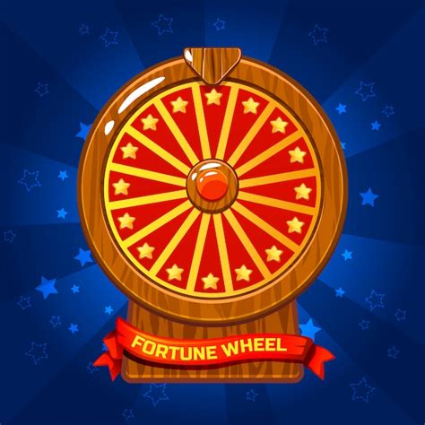 Premium Vector Wooden Fortune Wheel Illustration For Ui Game Element
