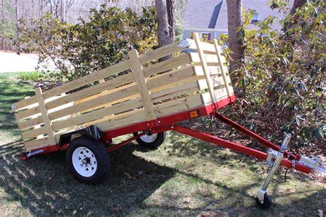 A wide variety of haul master trailer options are available to you, such as material, use, and certification. 1720 Lb.Capacity H Duty 4X8 Utility Tilting Car Trailers (… | Flickr