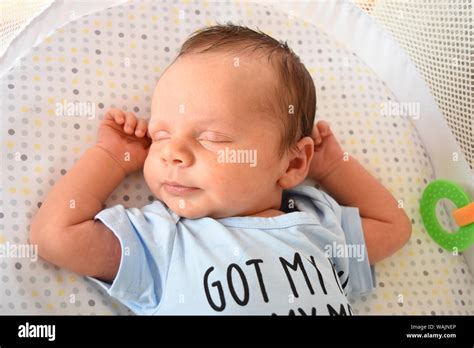 1 Month Old Baby Boy Mr Stock Photo Alamy