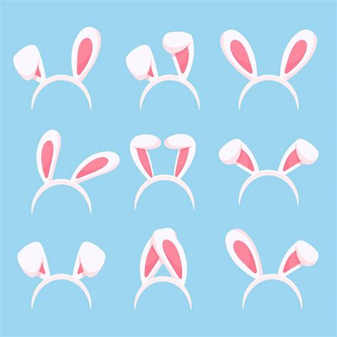 Cute Bunny Ears Headband In Various Shapes Easter Bunny Costume