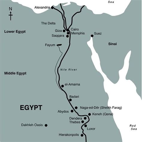 A Map Of Ancient Egypt The World Map