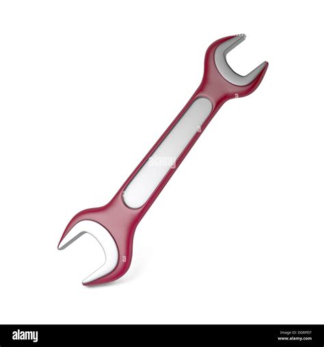 Wrench Isolated On White Stock Photo Alamy