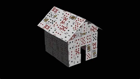 Check spelling or type a new query. A 3d Rendered House Made Up Of Playing Cards That Falls ...