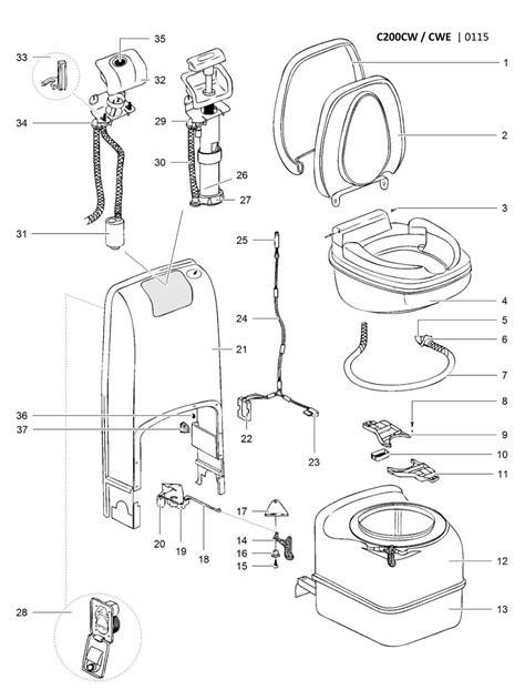 Thetford Cassette Toilet Wiring Diagram Wiring Diagram Images And