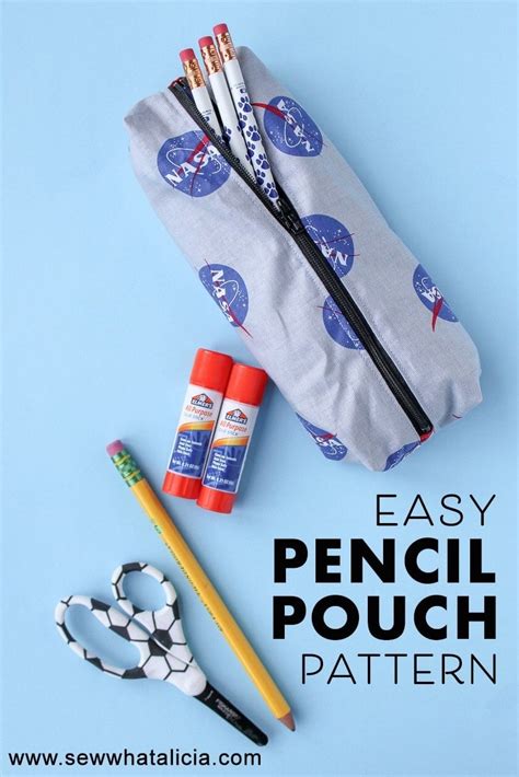 Easy Diy Pencil Pouch Pattern The Polka Dot Chair