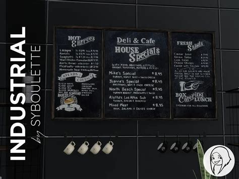 Industrial Coffee Shop Syboulette Custom Content For The Sims 4