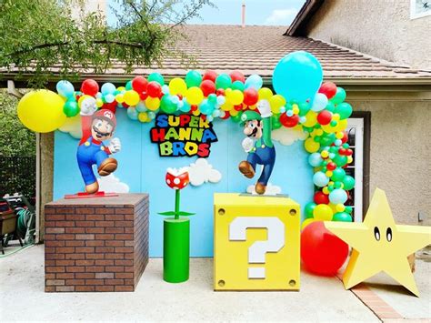 Confetti And Sprinkles Super Mario Birthday Party Super Mario Bros