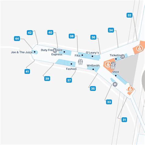 Stockholm Airport Terminal Map Guide