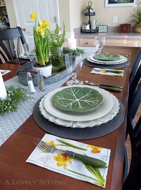 Moss And Ferns Tablescapes Table Decorations Home Decor