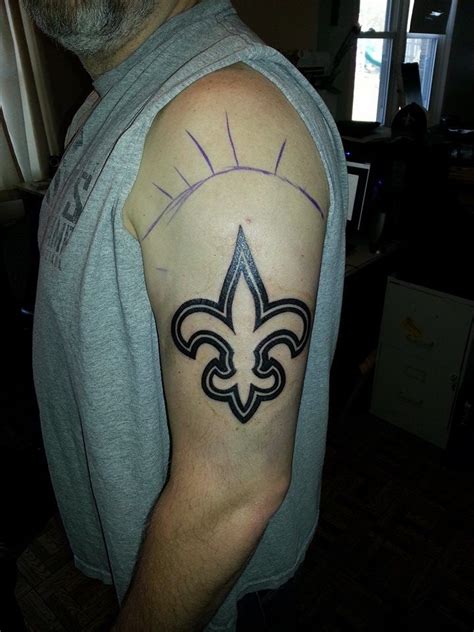 New Orleans Saints Tattoo Designs