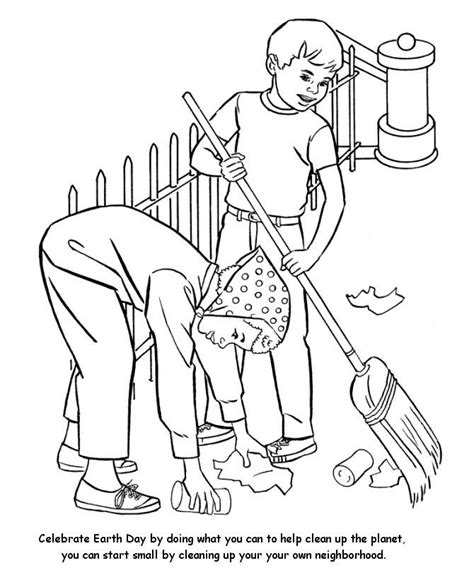 Clean Up Coloring Pages Coloring Home