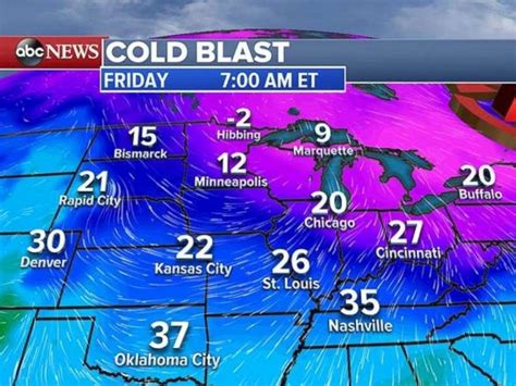 Record Low Temperatures On The Way For Northeast This Weekend Abc News