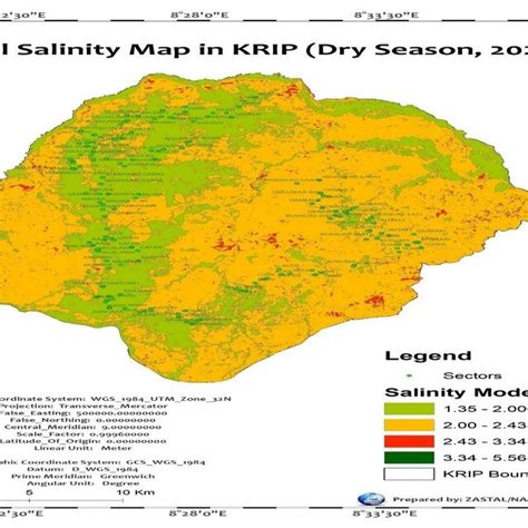 Soil Salinity Map Generated With Model 2 Download Scientific Diagram