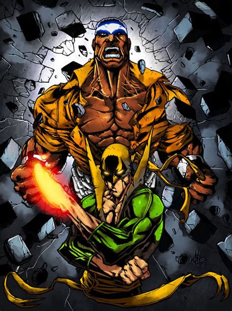 Iron Fist And Luke Cage Vs She Hulk And Captain America Battles