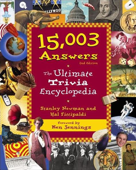 15003 Answers The Ultimate Trivia Encyclopedia By Stanley Newman Hal