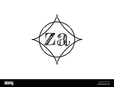 Z A Initial Letter Logo Design Vector Template Graphic Alphabet Symbol